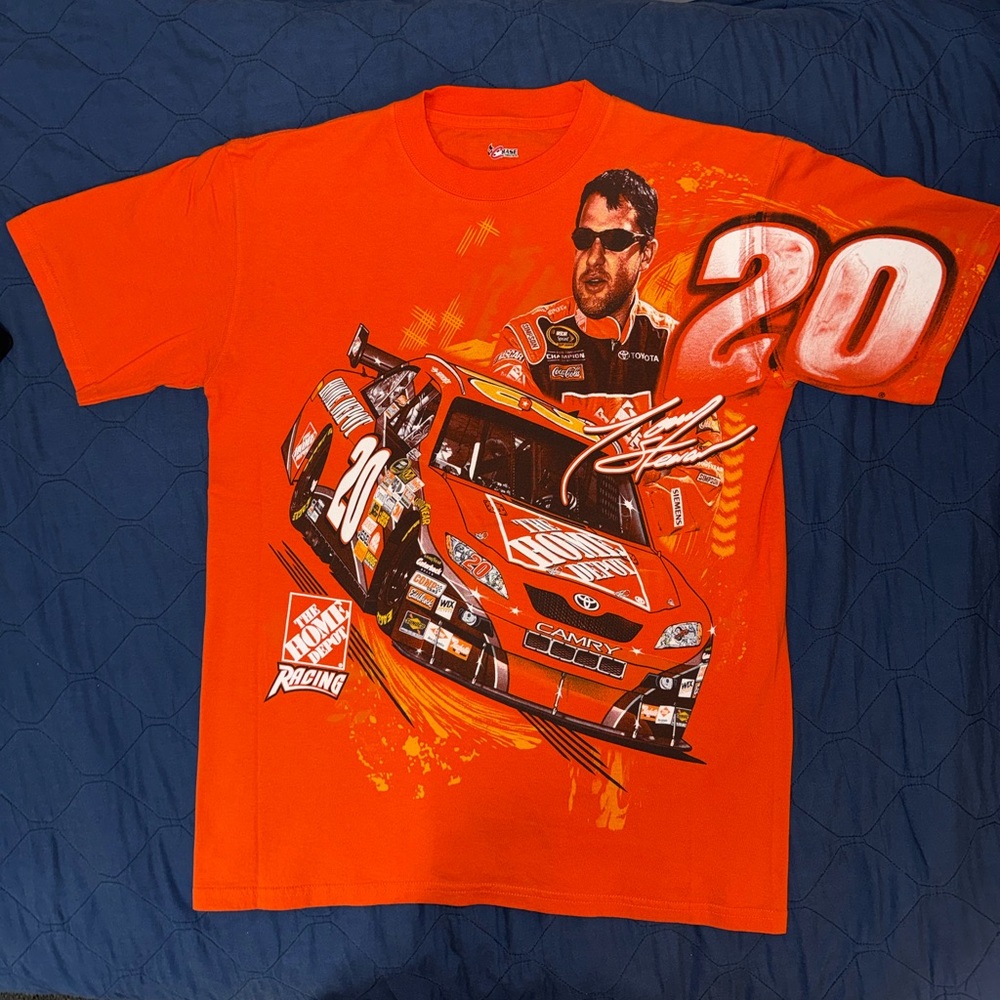 Vintage Tony Stewart Home Depot Racing Tee